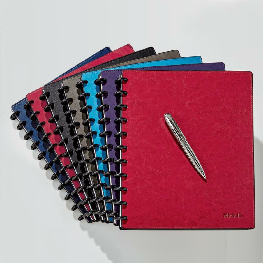 Circa Notebooks Levenger Circa Letter Notebooks | Circa Smooth Sliver Notebook With Pockets