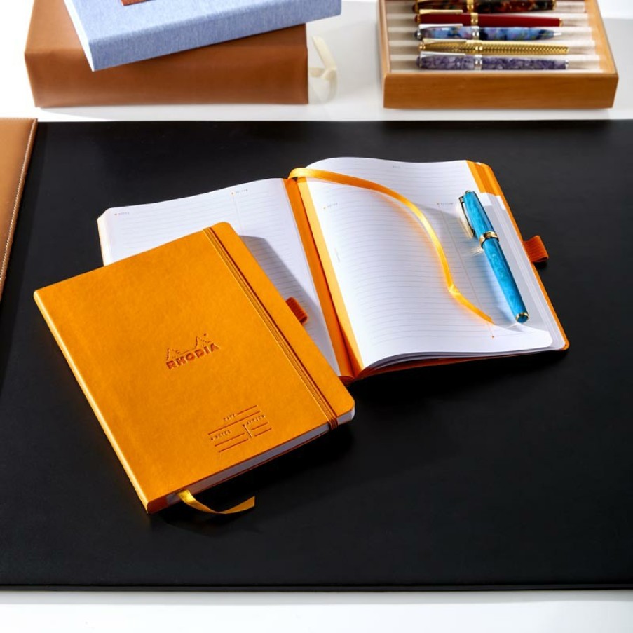 Notebooks & Stationery Levenger Planners & Agendas | Rhodiarama A5 Meeting Book