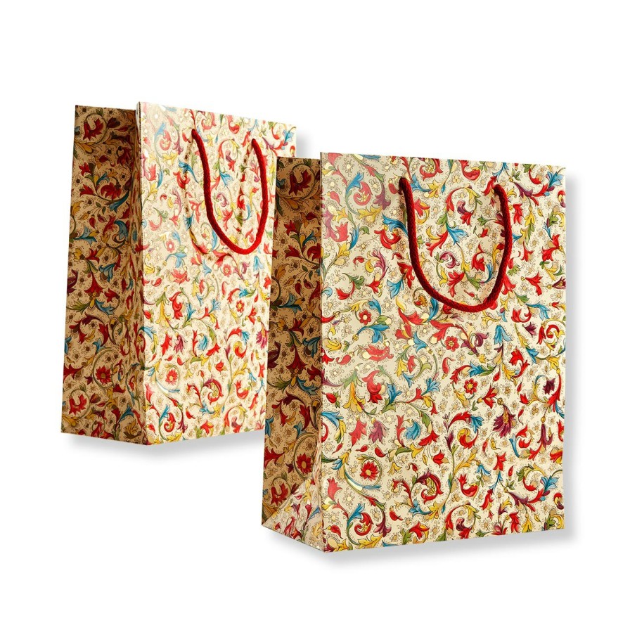 Notebooks & Stationery Levenger Gift Wrap & Cards | Florentia Gift Bags (Set Of 2)