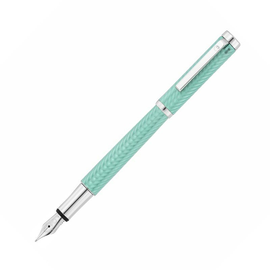 Writing Levenger Fountain Pens | Waldmann Liberty Aquamarine Fountain Pen