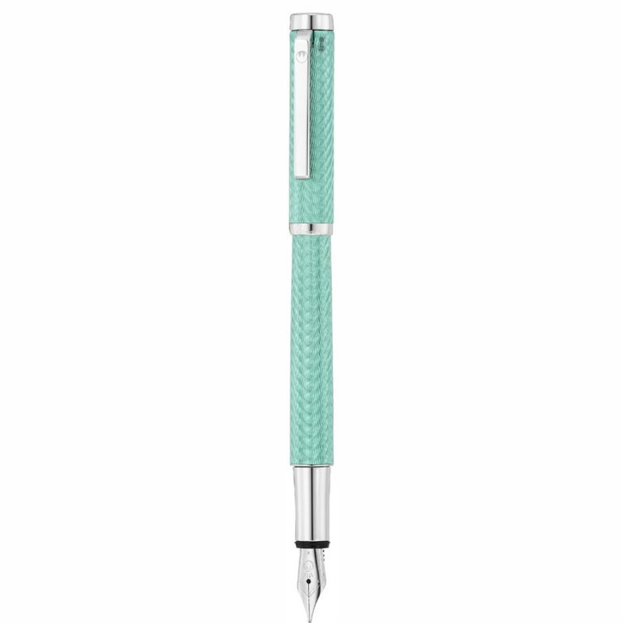 Writing Levenger Fountain Pens | Waldmann Liberty Aquamarine Fountain Pen