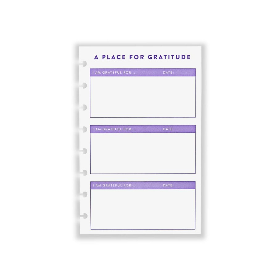 Circa Notebooks Levenger Circa Smartplanners® | Circa Visions Place For Gratitude Refill (25 Sheets)