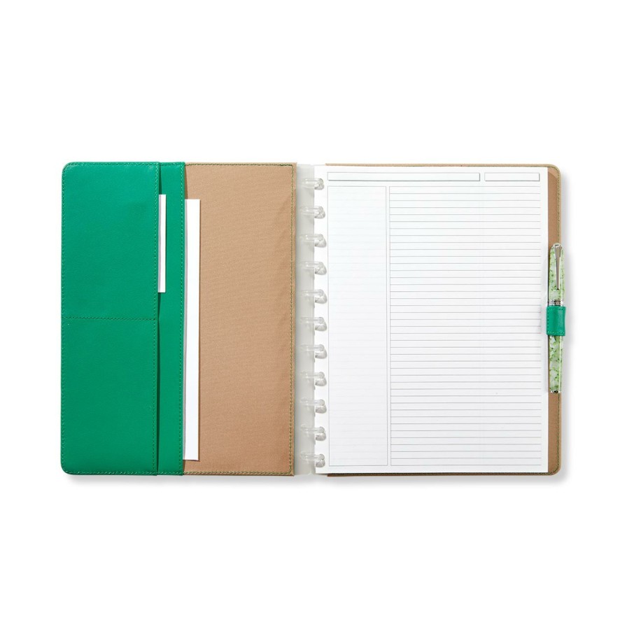 Circa Notebooks Levenger Circa Junior Notebooks | Circa Bright Leather Foldover Notebook