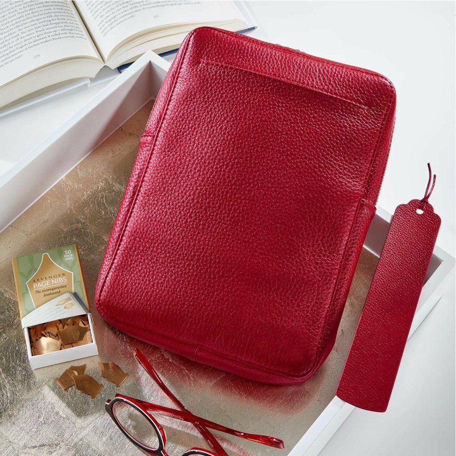 Bags & Accessories Levenger Travel Bags & Accessories | Leather Bookmate Chili Pepper