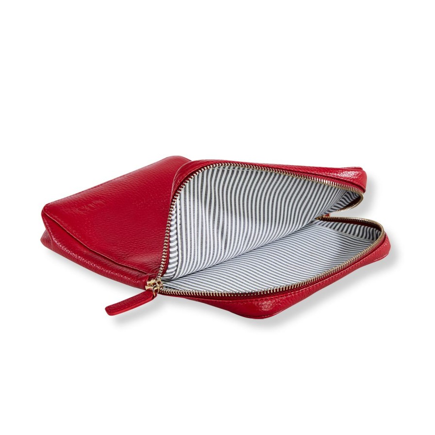 Bags & Accessories Levenger Travel Bags & Accessories | Leather Bookmate Chili Pepper