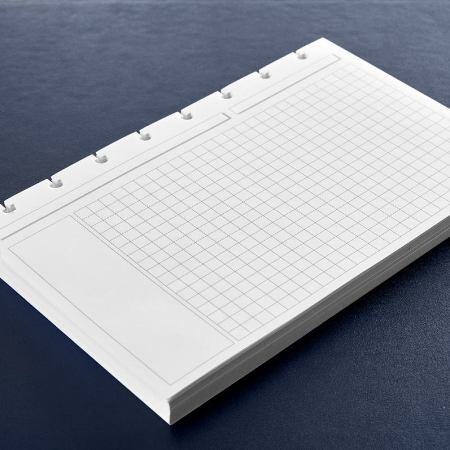 Circa Notebooks Levenger Circa Junior Refills | Circa Landscape Annotation Grid Refill (100 Sheets)