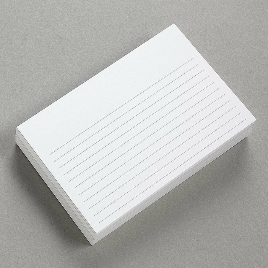 Notebooks & Stationery Levenger Premium Index Cards | 100 Special Request Horizontal Ruled 4 X 6 Cards