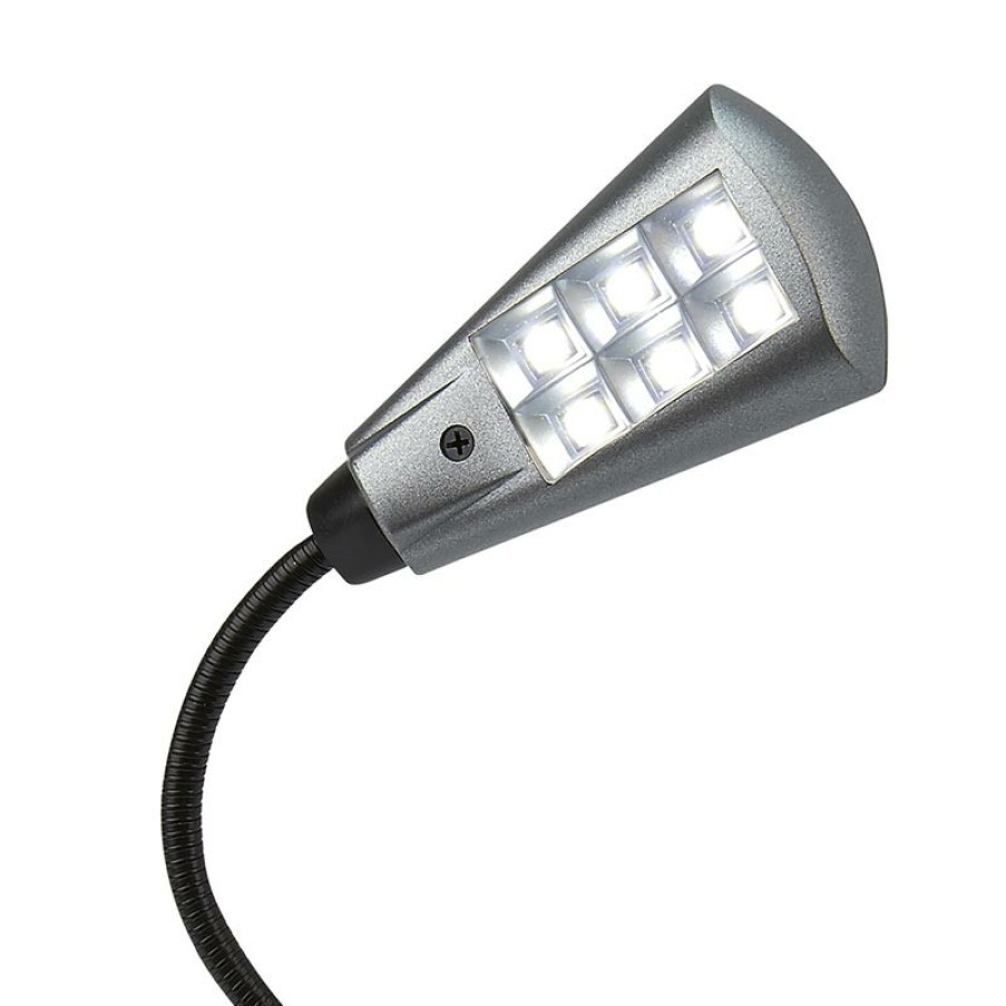 Reading Levenger Lamps & Lighting | Flex Adjustable Led Book Light Silver