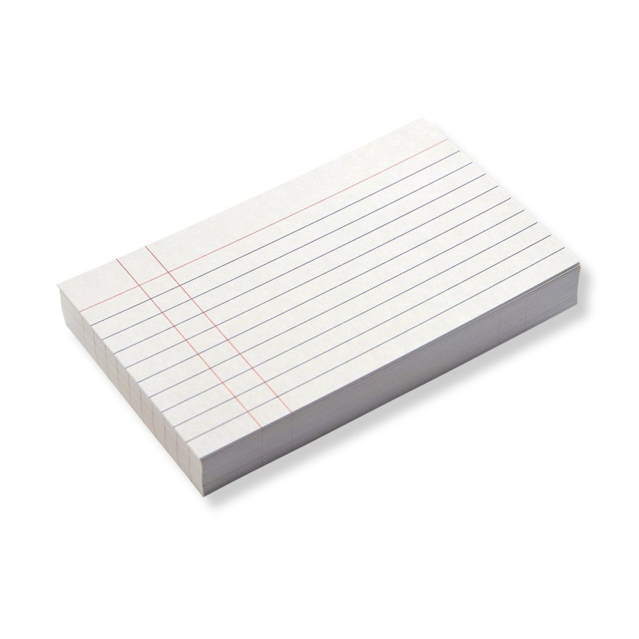 Notebooks & Stationery Levenger Premium Index Cards | Vintage Library Catalog Cards (Set Of 50)