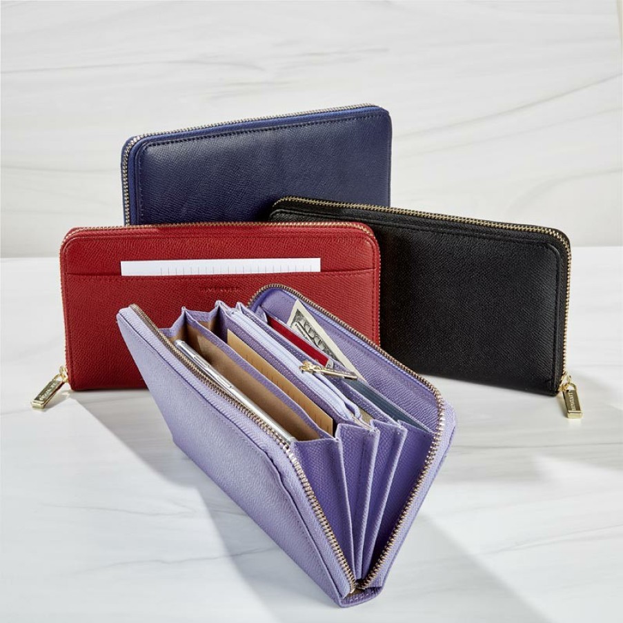 Bags & Accessories Levenger Wallets & Card Cases | Charlotte Accordion Wallet