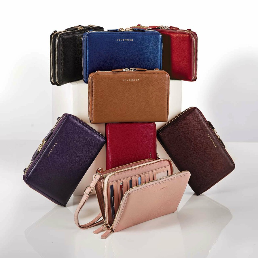 Bags & Accessories Levenger Crossbodies | Carrie Convertible Clutch