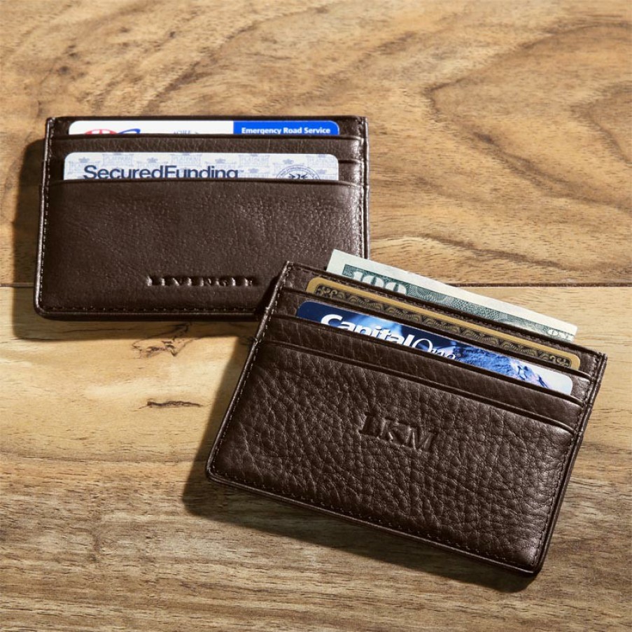 Bags & Accessories Levenger Wallets & Card Cases | Card Stack With Rfid