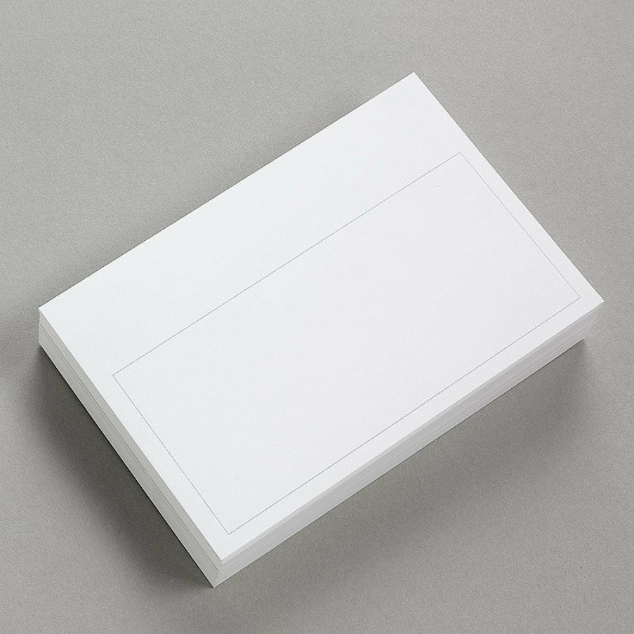 Notebooks & Stationery Levenger Premium Index Cards | 100 Special Request Horizontal Window 4 X 6 Cards