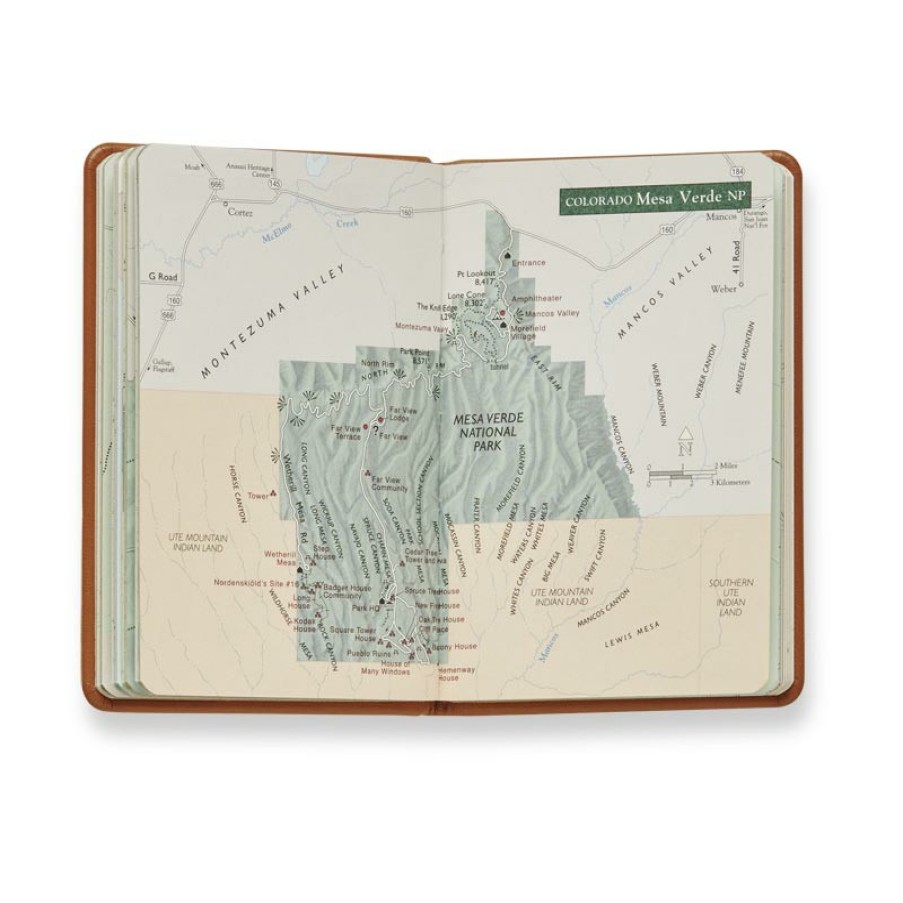 Reading Levenger | Leather National Parks Book