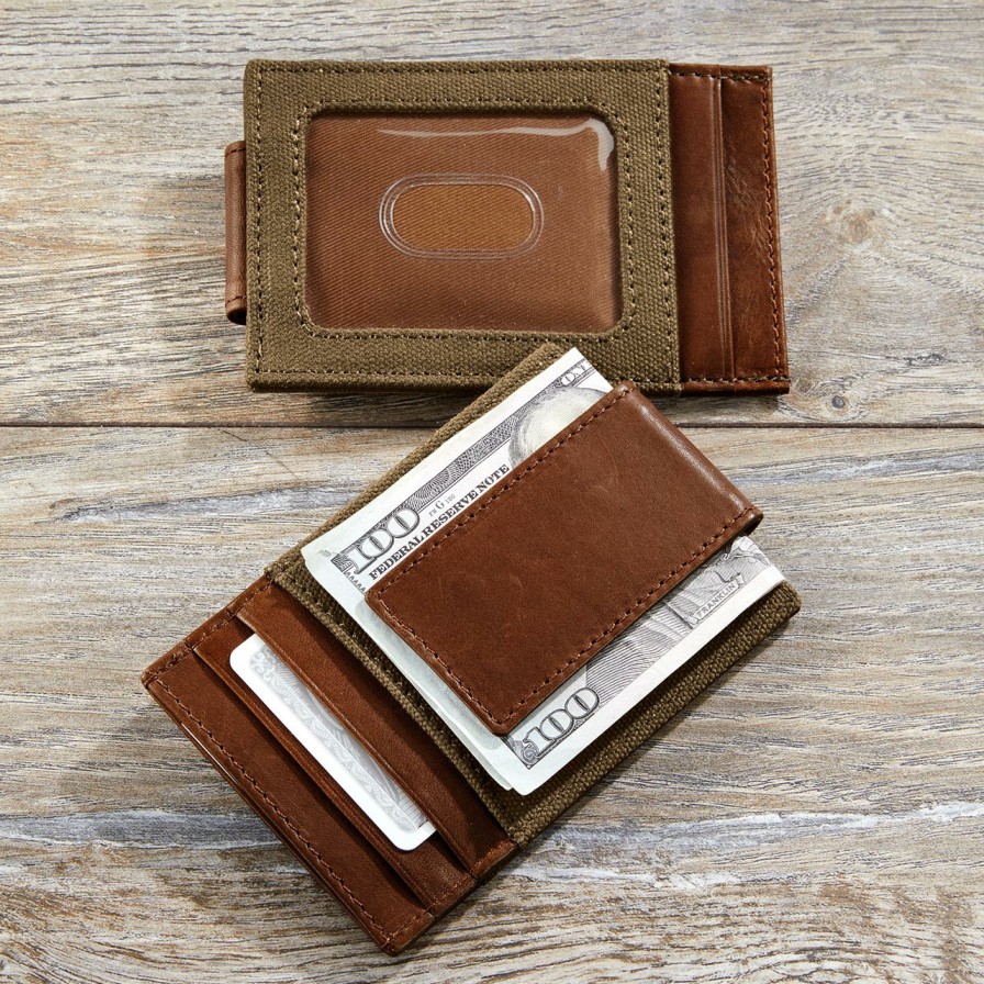 Bags & Accessories Levenger Wallets & Card Cases | Adventurer Money Clip Card Case