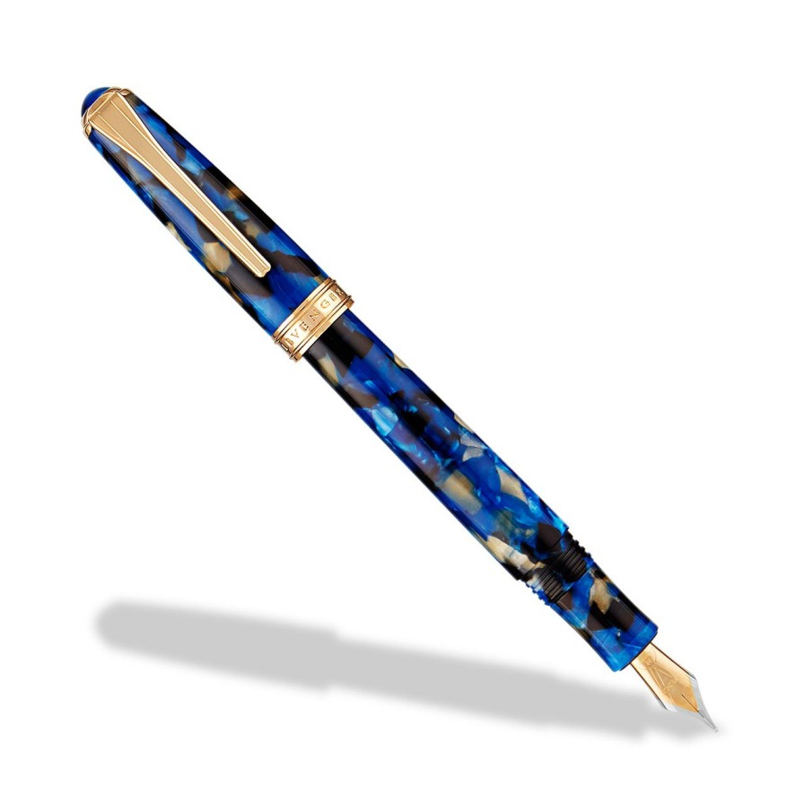 Writing Levenger Levenger Pens | True Writer Classic Sapphire Mosaic Fountain Pen