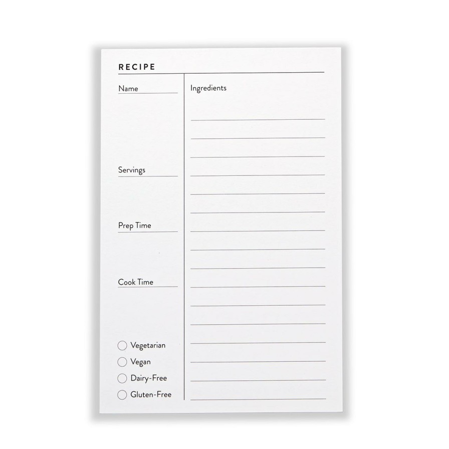 Notebooks & Stationery Levenger Premium Index Cards | 4 X 6 Recipe Cards (Set Of 50)