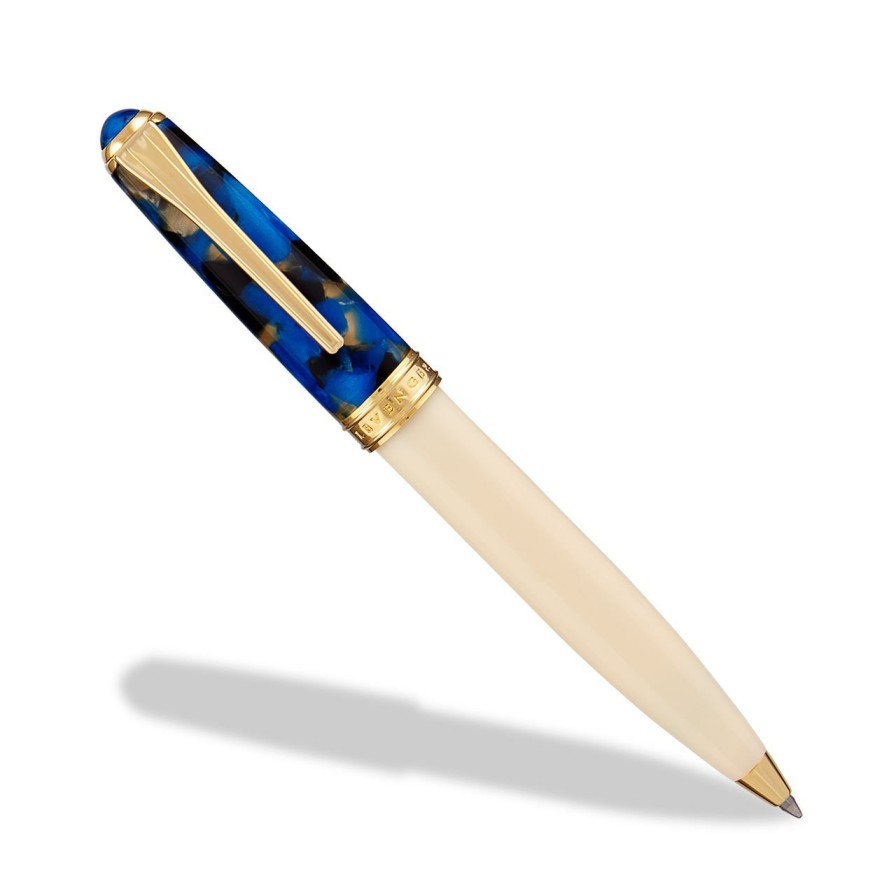 Writing Levenger True Writers | True Writer Classic Ivory Sapphire Pen