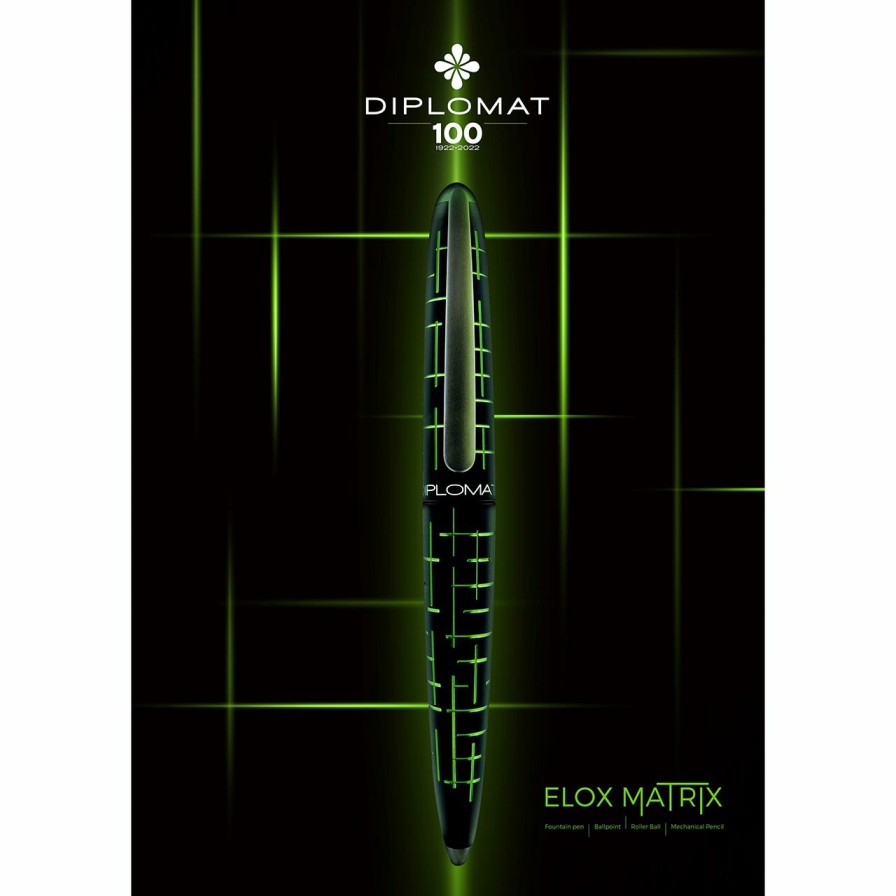 Writing Levenger Ballpoint Pens | Diplomat Elox Matrix Pen