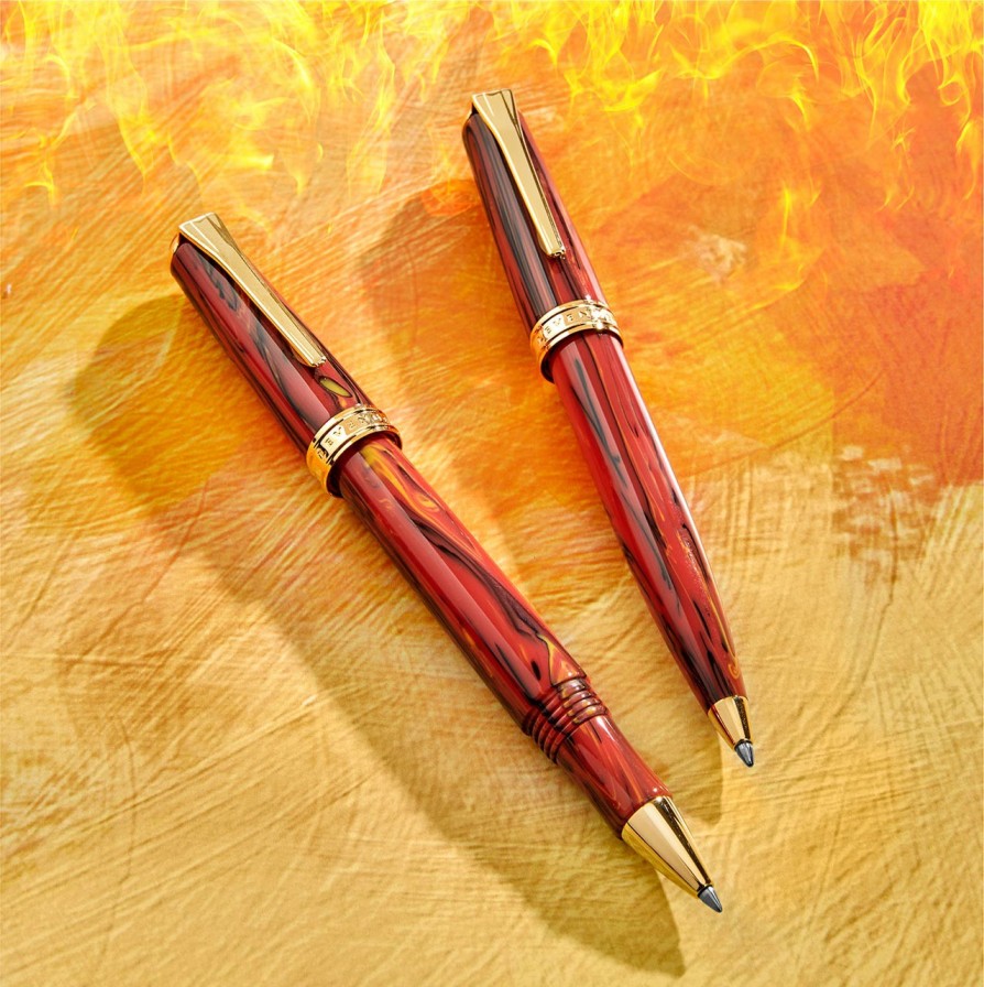 Writing Levenger Ballpoint Pens | True Writer Classic Elements Fire Pen