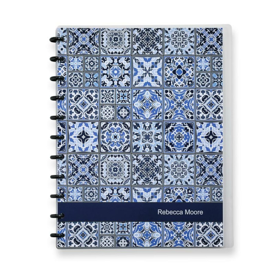 Circa Notebooks Levenger Circa Smartplanners® | Circa Weekly Horizontal Format Agenda-Moroccan Tile