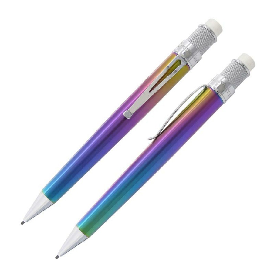 Writing Levenger Rollerball Pens | Retro 51 Tornado Chromatic Rollerball & Pencil Set