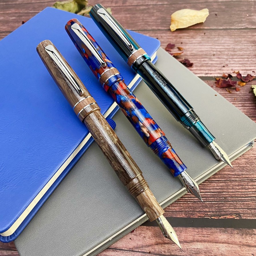 Writing Levenger Fountain Pens | Monteverde Trees Of The World Fountain Pen