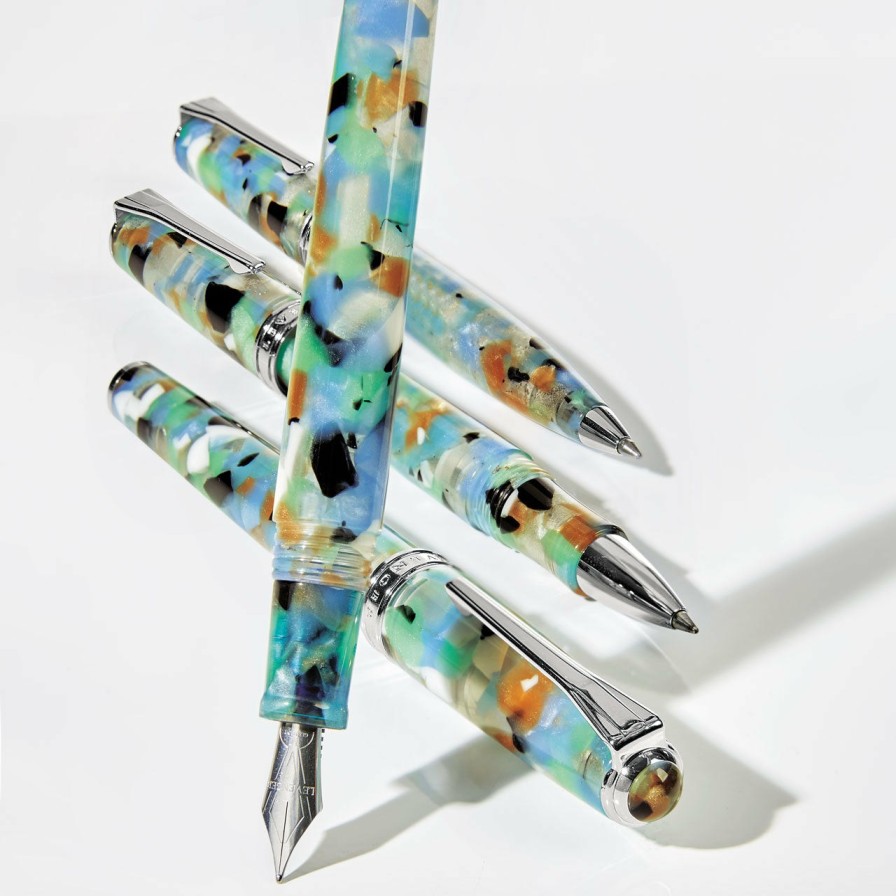 Writing Levenger True Writers | True Writer Classic Sea Glass Fountain Pen