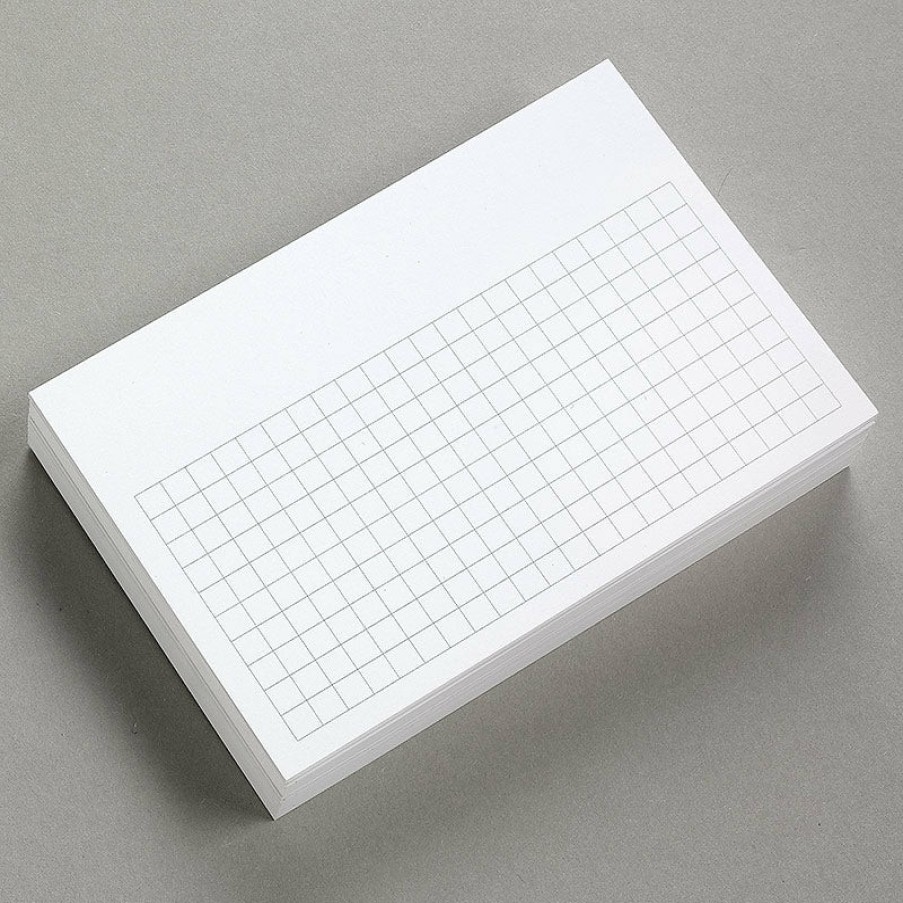 Notebooks & Stationery Levenger Premium Index Cards | 100 Special Request Horizontal Grid 4 X 6 Cards