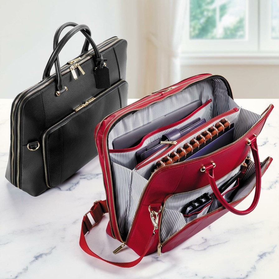 Bags & Accessories Levenger Briefcases | Jenna Expandable Briefbag