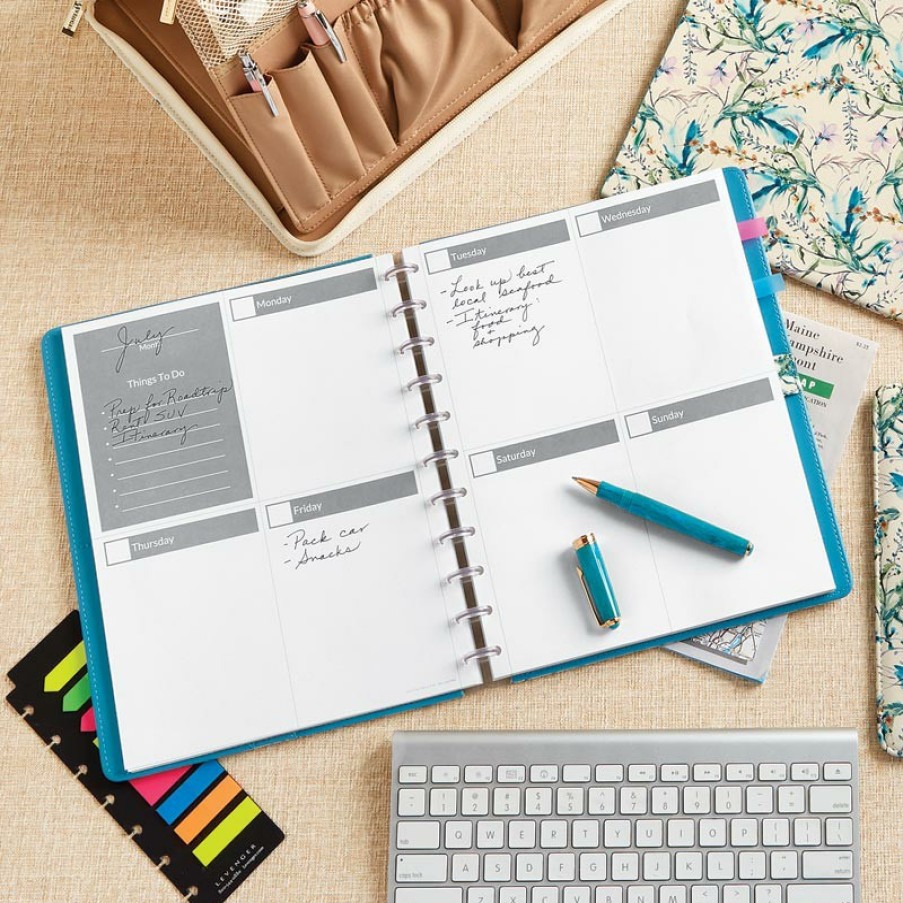 Circa Notebooks Levenger Circa Junior Refills | Circa Start-Anytime Planner Pages