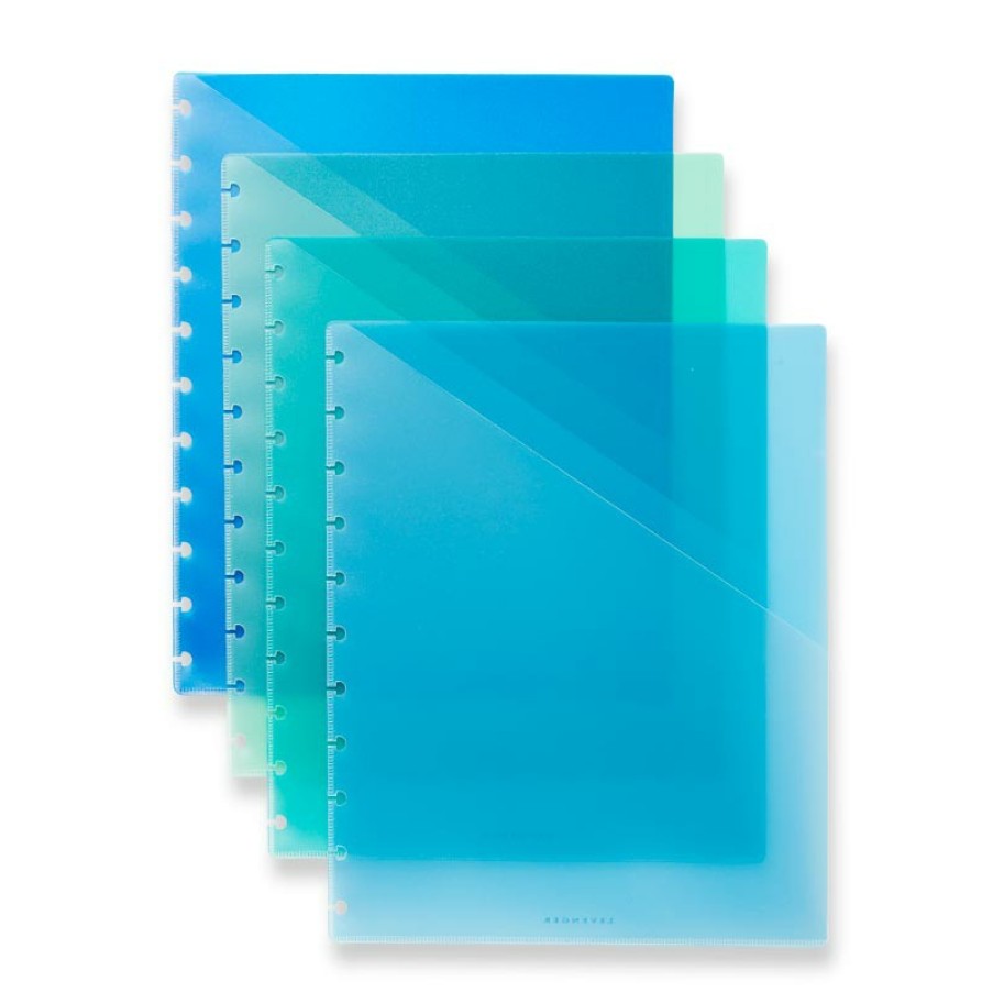 Circa Notebooks Levenger Sea & Sky | Circa Sea And Sky Pocket Dividers (Set Of 4)