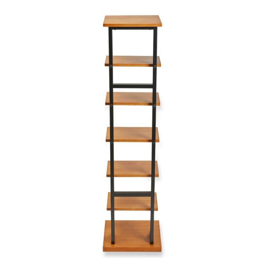 Home & Office Levenger Shelves & Storage | No-Room Wood Book Tower