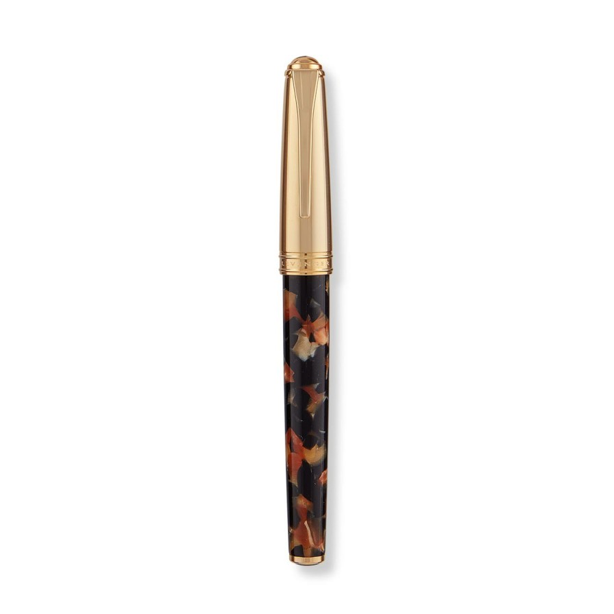 Writing Levenger True Writers | True Writer Classic Tortoise D'Oro Fountain Pen