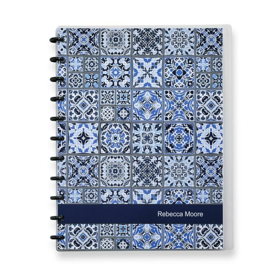 Circa Notebooks Levenger Circa Junior Notebooks | Circa Weekly Horizontal Format Agenda-Moroccan Tile