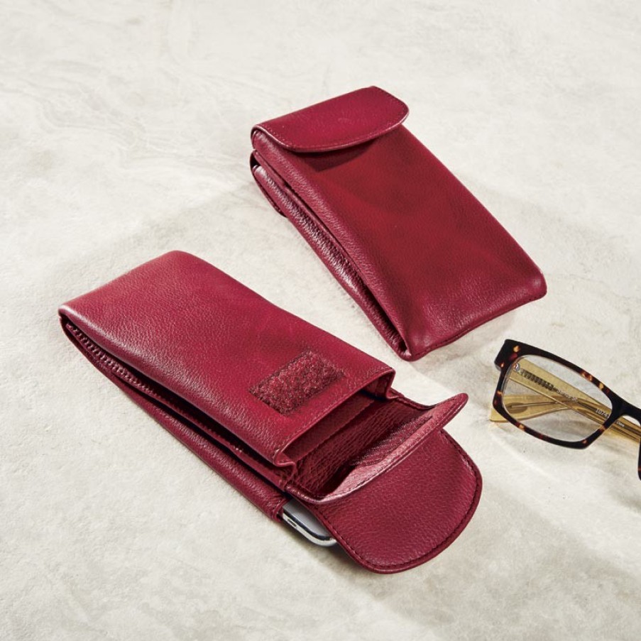 Reading Levenger Professional Eyeglass Cases | Double Feature Eyeglass Case