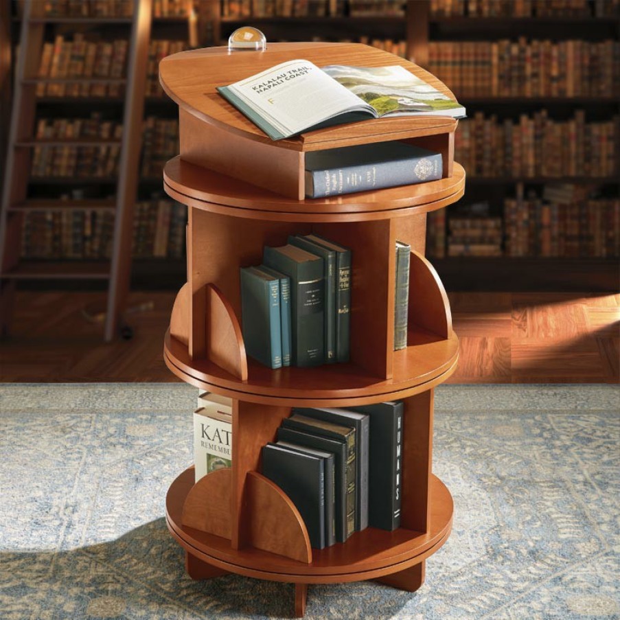 Home & Office Levenger Shelves & Storage | Carousel Bookcase Base