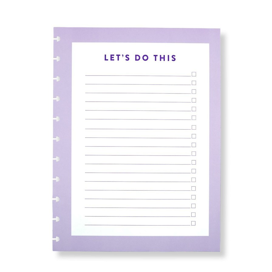 Circa Notebooks Levenger Circa Junior Refills | Circa Visions Let'S Do This Refill (25 Sheets)