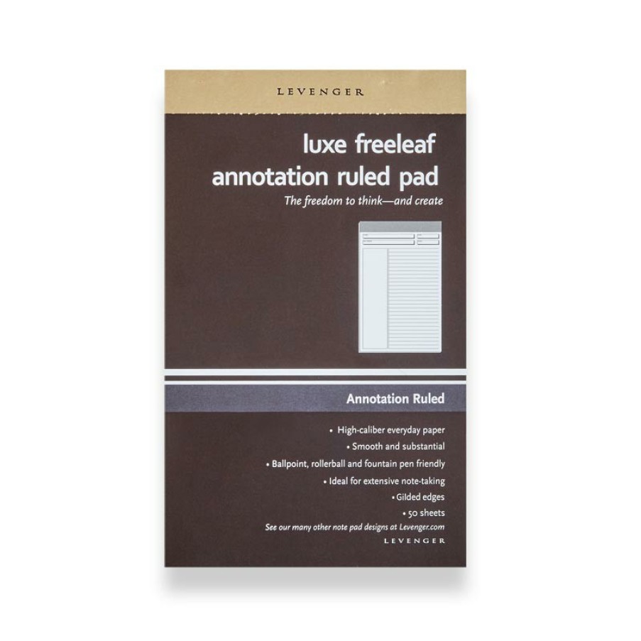 Notebooks & Stationery Levenger Freeleaf & Notepads | Freeleaf Luxe Annotation Ruled Pads (Set Of 5)