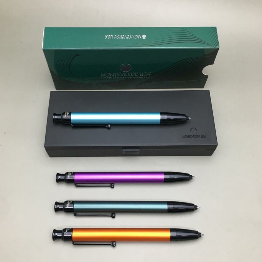 Writing Levenger Rollerball Pens | Monteverde Engage Anodized Ink Ball Pen