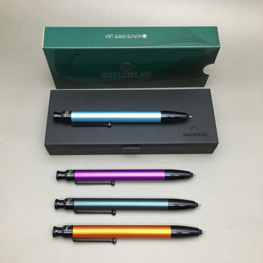 Writing Levenger Monteverde | Monteverde Engage Anodized Ink Ball Pen