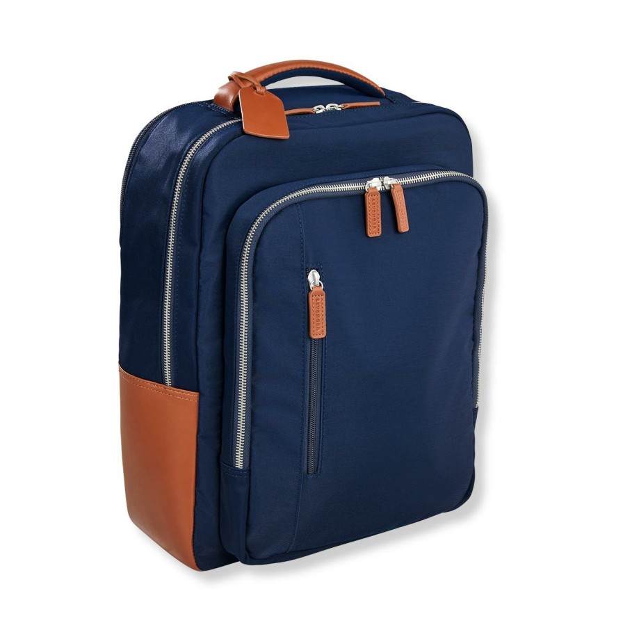 Bags & Accessories Levenger Travel Bags & Accessories | Brooklyn Backpack Navy