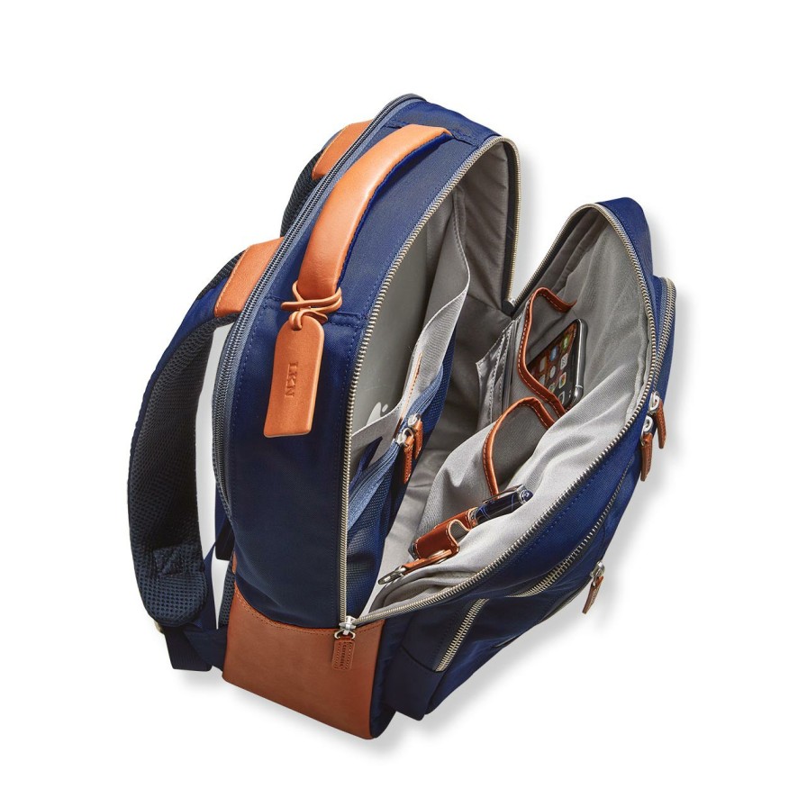 Bags & Accessories Levenger Travel Bags & Accessories | Brooklyn Backpack Navy