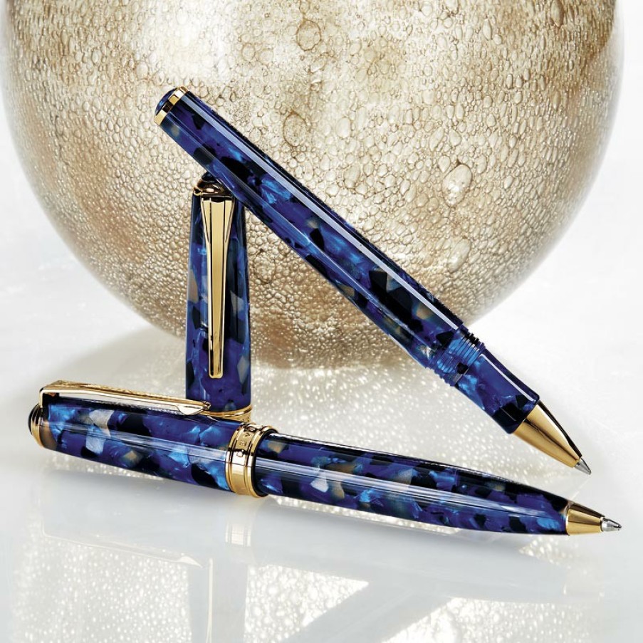 Writing Levenger Rollerball Pens | True Writer Classic Sapphire Mosaic Pen