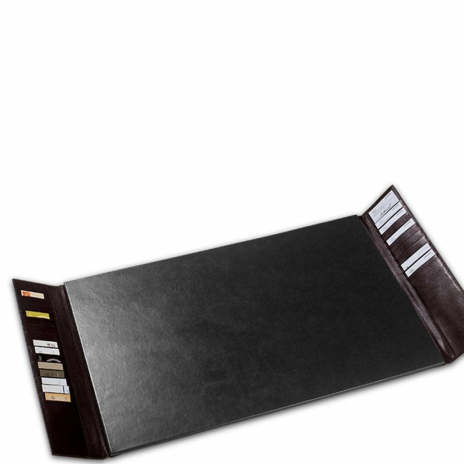 Home & Office Levenger Workspace Organizers | Bomber Jacket Oversized Desk Pad Mocha