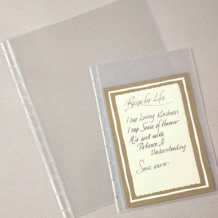 Circa Notebooks Levenger Circa Notebook Accessories | Circa Sheet Protectors (Set Of 5)