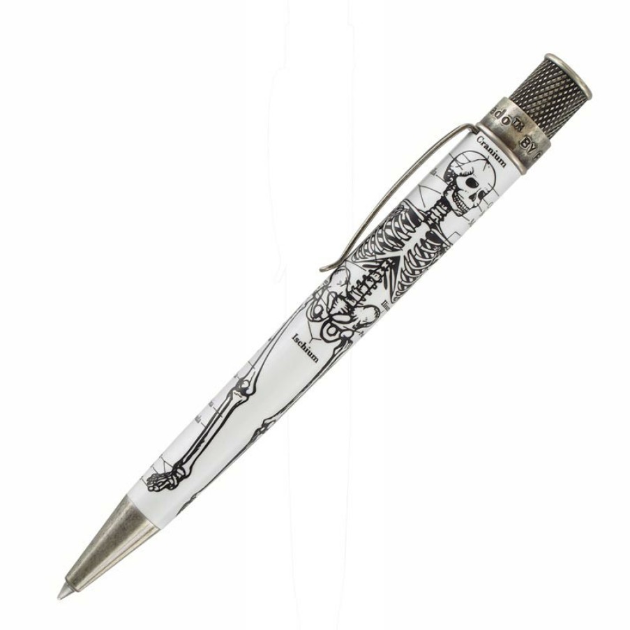 Writing Levenger + 22 More | Retro 51 Tornado Vintage Metalsmith Dr. Gray Rollerball Pen