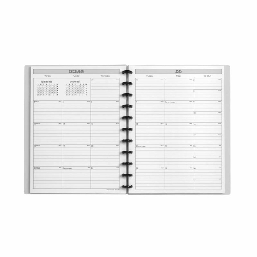 Circa Notebooks Levenger Circa Smartplanners® | Circa Weekly Horizontal Format Agenda-Aspirations