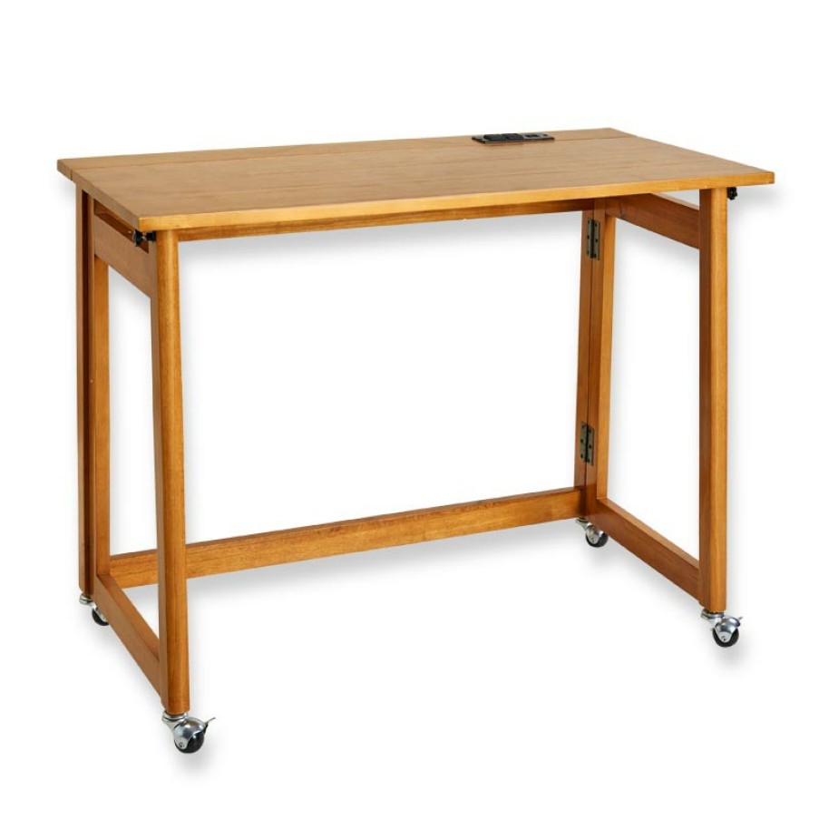 Home & Office Levenger Tables | No-Room Folding Tech Desk