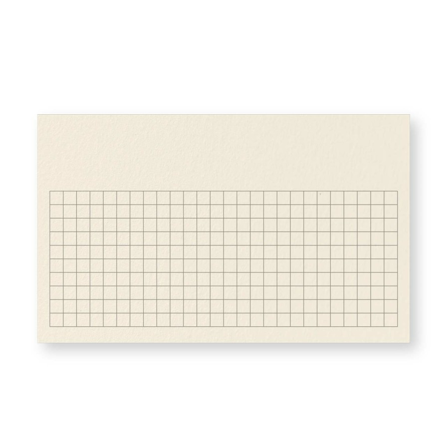 Notebooks & Stationery Levenger Premium Personalized Index Cards | 250 Personalized 3 X 5 Cards, Horizontal Grid